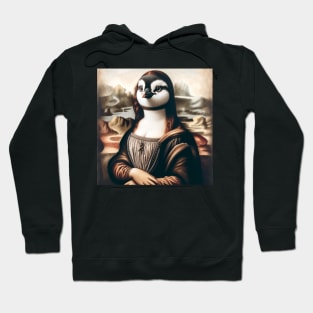 Mona Penguin: Elegant Penguin Awareness Hoodie